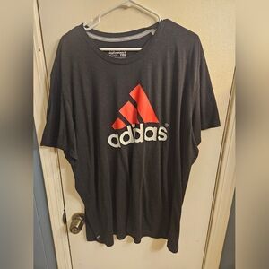Adidas Black T-Shirt with Red Logo 3XL